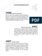 Proceso de Formación de La UE PDF