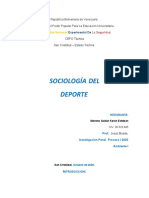 Sociologia Del Deporte