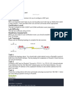 NAT Pool: Lab Objective: Lab Purpose: Certification Level: Lab Difficulty: Readiness Assessment: Lab Topology