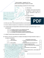 Geografia A 10 - Ficha de Trabalho - Recursos Hídricos 2