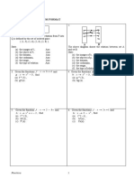 1 Functions: Questions Based On SPM Format