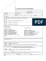 Vessel'S Checklist For Piloted Movements