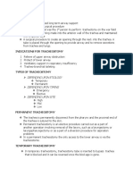 TRACHEOSTOMY 