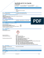 Acetate Buffer PH 4.5, For Cyanide: Safety Data Sheet