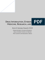 Drug Information, Evidence-Based Medicine, Research, and HIPAA