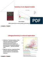 Lithogeochemistry in ODMs