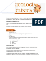 Apuntes Psicología Clínica