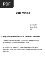 Data Mining: Sunitha R S Dept of ISE, RIT