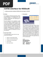 Catia-Interface For Kisssoft