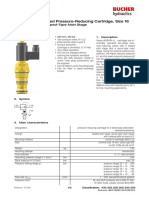 Electrically Operated Pressure Reducing Cartridge, Size 16: Seated Pilot Stage, Spool Type Main Stage Series WDRVPA 5 ..