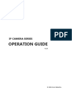 Operation Guide: Ip Camera Series