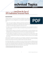 APA Technical Topic - TT-051 - Screw Withdrawl APA Panels