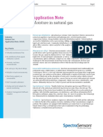 Moisture in Natural Gas: Application Note