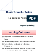 Chapter 1: Number System: 1.2 Complex Numbers