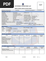 Dufferin Maritime LLP: Employment Application Form