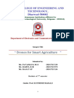 Drones For Smart Agriculture: SDM College of Engineering and Technology, Dharwad-580002