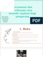 Persamaan Dan Perbezaan Cara Menulis Rujukan Bagi Pengarang