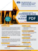 Commercial Contract Management: Certificate Course On