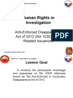 3.2.3 Anti-Enforced Disappearance Act of 2012 RA 10353