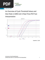 An Overview of Cycle Threshold Values and Their Role in Sars-Cov-2 Real-Time PCR Test Interpretation