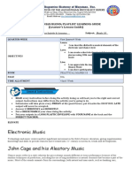 Electronic Music John Cage and His Aleatory Music: Augustinian Blend: Playlist Learning Guide (Learner's Lesson Guide)