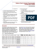 Platform Flash In-System Programmable Configuration Proms: Features