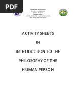 ACTIVITY SHEETS (FINAL 2) in INTRODUCTION TO THE PHILOSOPHY Q1 WEEK 1-4