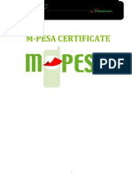 How To Apply and Install M-PESA Certificate - New PDF