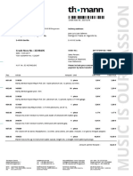 Credit Note NR.: 33318476: Thomann GMBH, Hans-Thomann-Str. 1, D-96138 Burgebrach