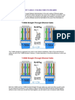 Ethernet Cable: Color-Code Standards