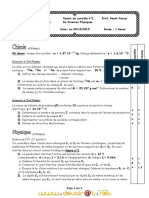 Devoir de Contrôle N°1 - Physique - 2ème Sciences (2010-2011) MR Hemli Faouzi