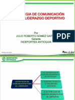 Estrategia de Comunicacion para El Liderazgo Deportivo Por J