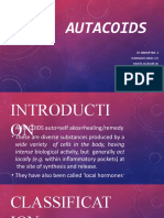 Autacoids: Group No. 1