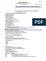 Safety Data Sheet: According To 1907/2006/EC, Article 31