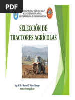 6ta Clase SELECCIÓN DE TRACTORES AGRÍCOLAS