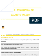 IFRS 13 Evaluation de La Juste Valeur