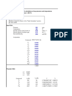 Flash Calculations ( Low P & T)