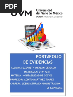 Portafolio Evidencias C. Costos PDF