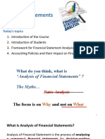 Analysis of Financial Statement