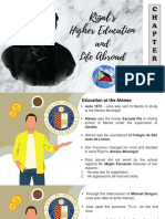 Chapter 4 Higher Education of Rizal Part 1