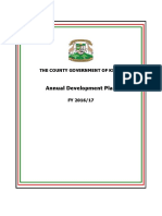 Kitui County Annual Development Plan 2016 - 2017