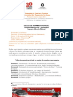 Taller de Narrativa Virtual: Creación de Mundos y Personajes (Online) - Imparte: Alberto Chimal