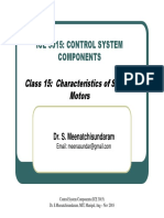 Class 15: Characteristics of Stepper Motors: Ice 3015: Control System Components