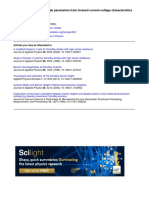 Extraction of Schottky Diode Parameters From Forward Current-Voltage Characteristics