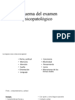 Esquema Del Examen Psicopatológico