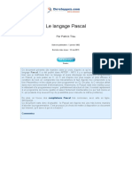 Debuter en Pascal PDF