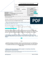 2 - CC317-Information Assurance and Security: Choose The Correct Answer and Explain (5 Points Each)