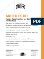 ARDEX FS-DD Datasheet