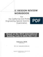 Seismic Design Review Workbook, by Steven T. Hiner, c2018 (February 2018 - 4th Printing Edition) PDF