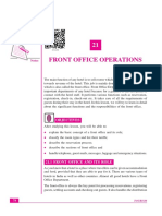 Front Office Operations: Module - 6B